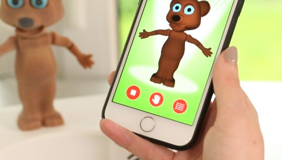 Cellphone controlled Robot Bear