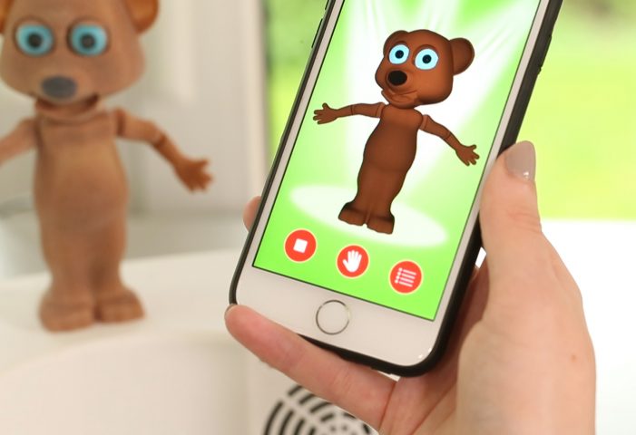 Cellphone controlled Robot Bear