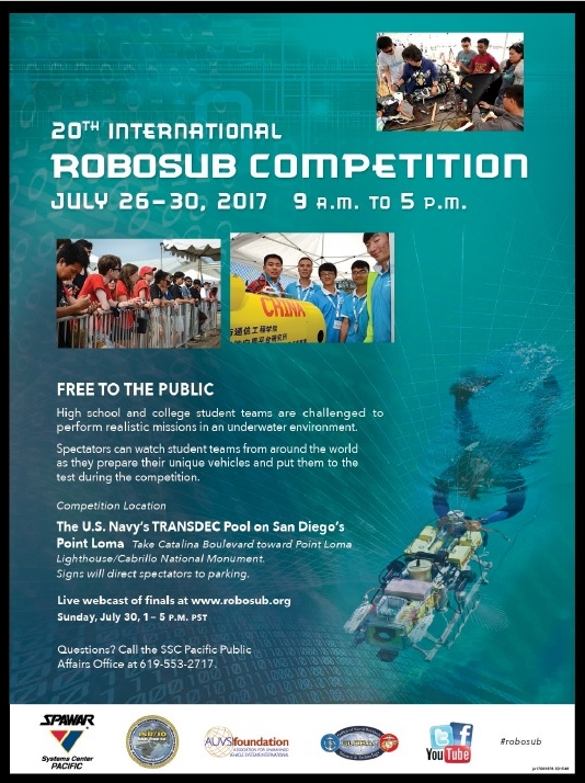 U.S. Navy hosts international student robotic submarine competition