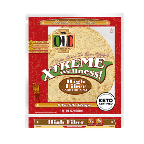 Xtreme High Fiber tortilla wrap